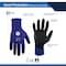 Ge Coated Gloves, Polyurethane, Royal Blue/Black, M 24 PK GG206M - alternate 2